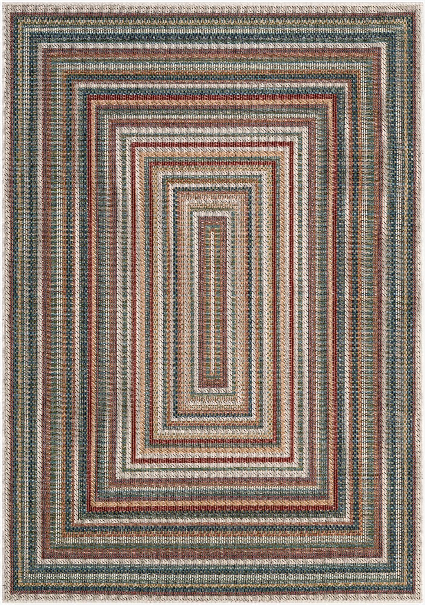 5' x 7'  Washable Baja Indoor / Outdoor Rug