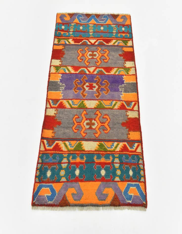 Detail image of  2' 9 x 4'  Hand Knotted Balouch Rug