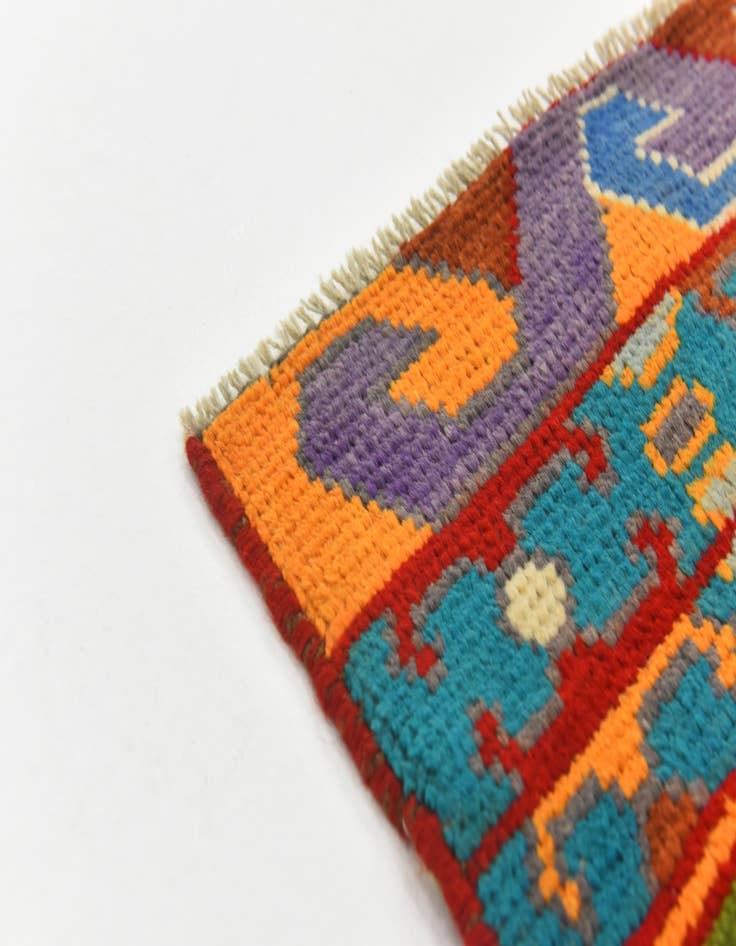 Detail image of  2' 9 x 4'  Hand Knotted Balouch Rug