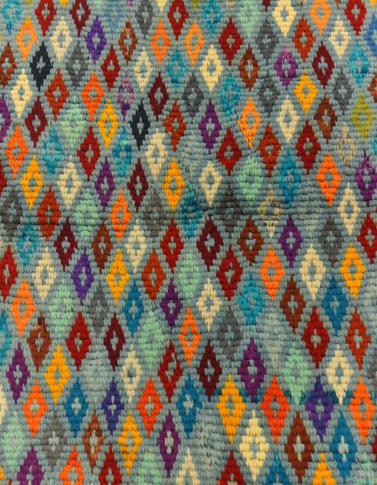 Detail image of  3' 4 x 4' 9  Hand Knotted Balouch Wool Rug