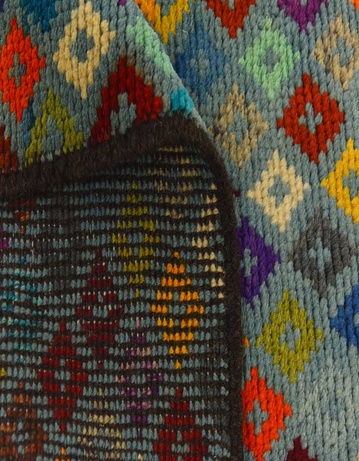 Detail image of  3' 4 x 4' 9  Hand Knotted Balouch Wool Rug