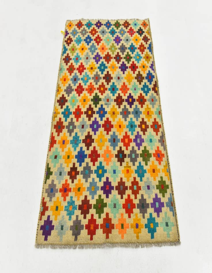 Detail image of  3' 4 x 5'  Hand Knotted Balouch Wool Rug