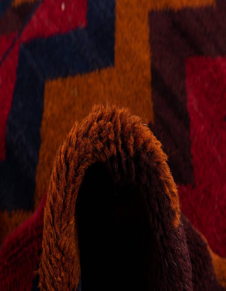 Detail image of  2' 10 x 4' 8  Hand Knotted Balouch Persian Wool Rug