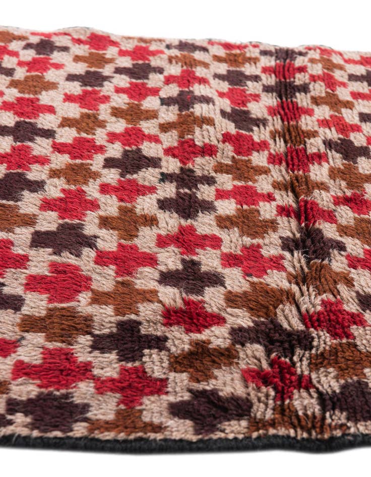 Detail image of  2' 9 x 4' 7  Hand Knotted Balouch Persian Wool Rug
