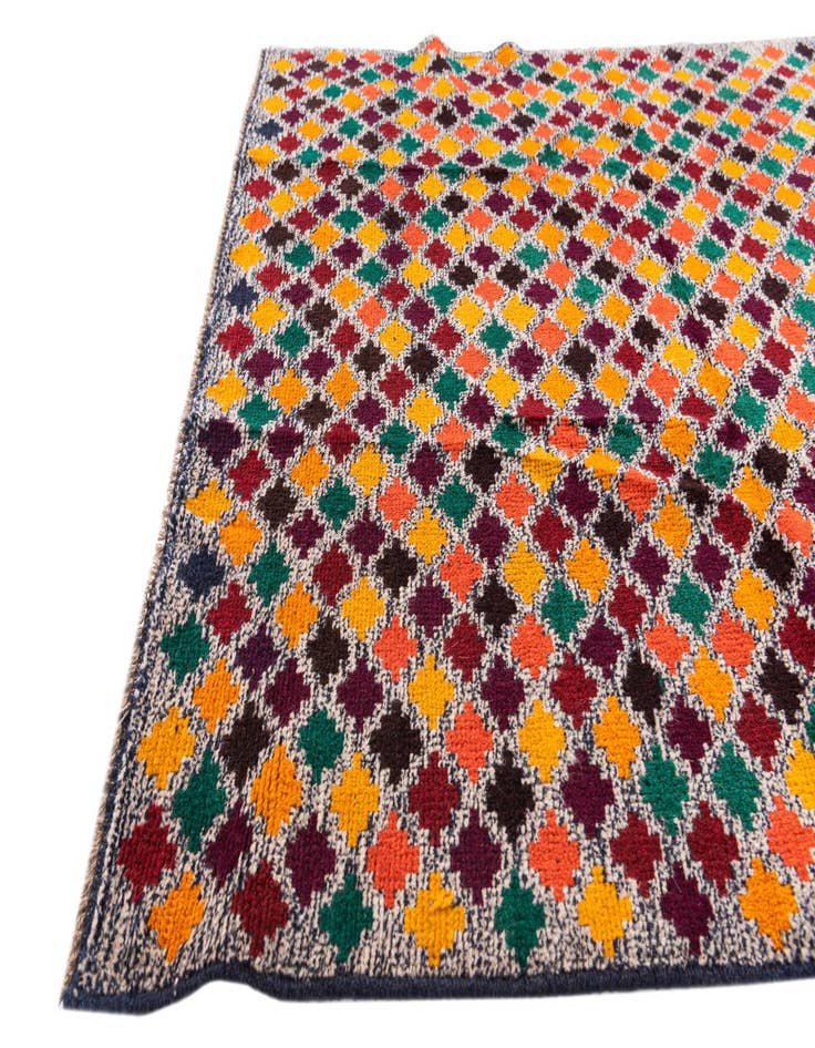 Detail image of  3' 10 x 5' 10  Hand Knotted Balouch Wool Rug