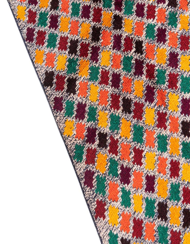 Detail image of  3' 10 x 5' 10  Hand Knotted Balouch Wool Rug