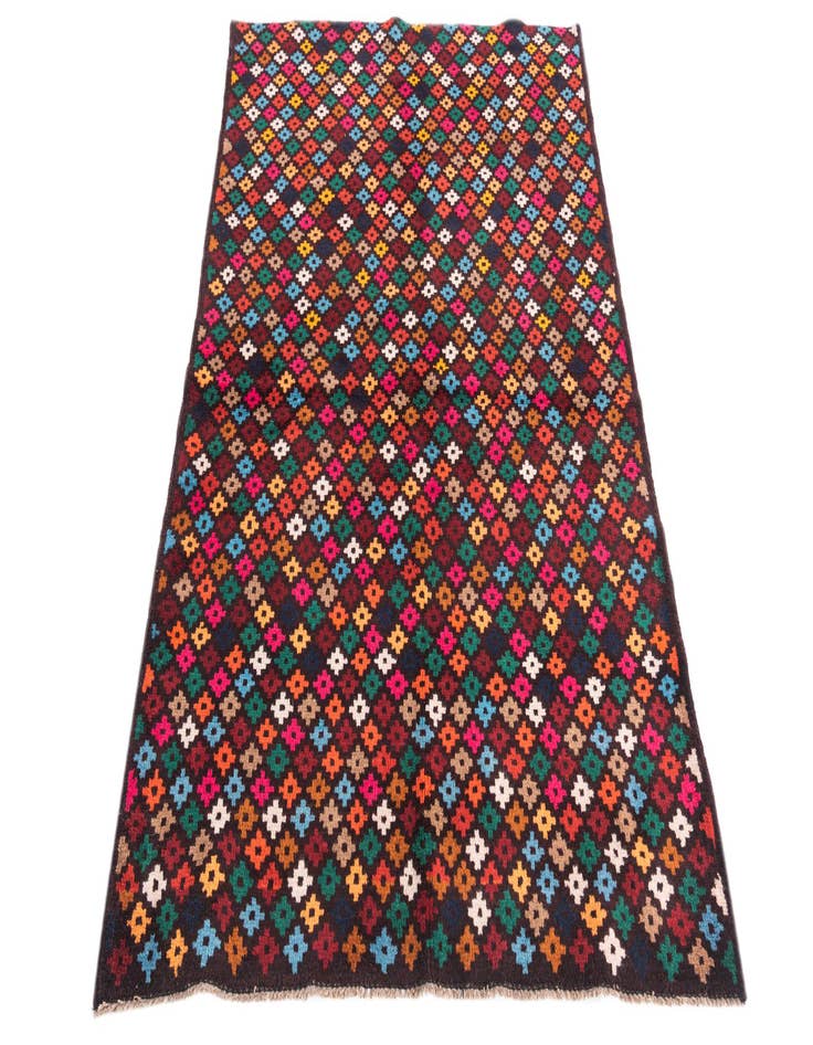 Detail image of  3' 10 x 5' 10  Hand Knotted Balouch Wool Rug