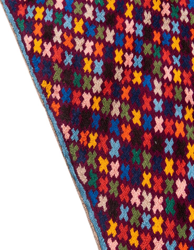 Detail image of  3' 10 x 5' 9  Hand Knotted Balouch Wool Rug