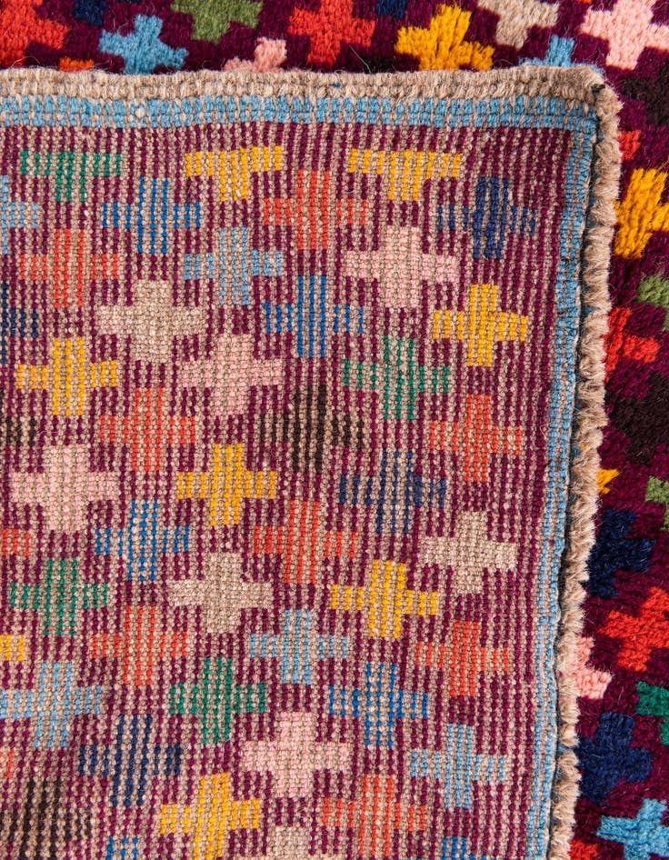 Detail image of  3' 10 x 5' 9  Hand Knotted Balouch Wool Rug
