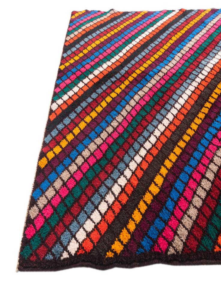 Detail image of  3' 9 x 5' 10  Hand Knotted Balouch Wool Rug