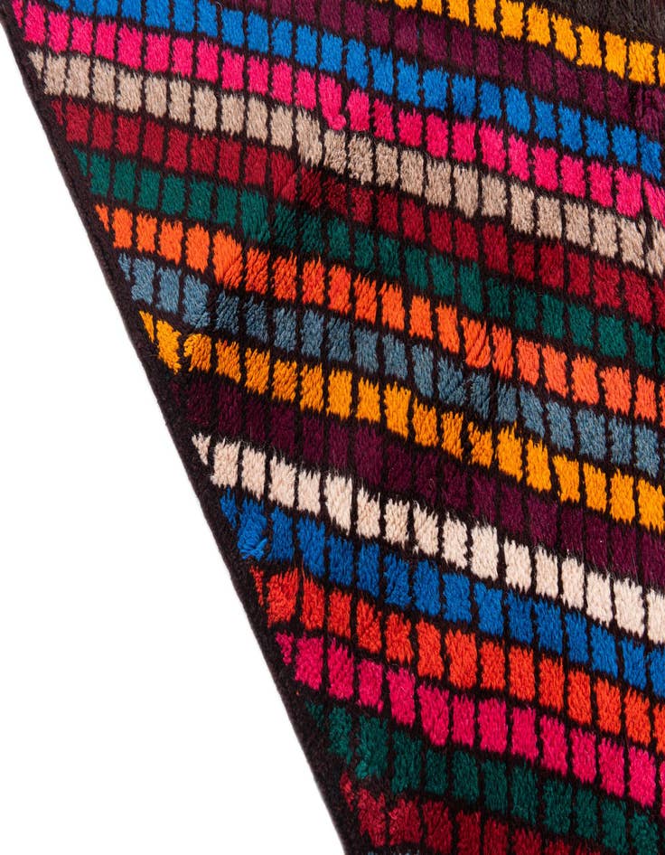 Detail image of  3' 9 x 5' 10  Hand Knotted Balouch Wool Rug