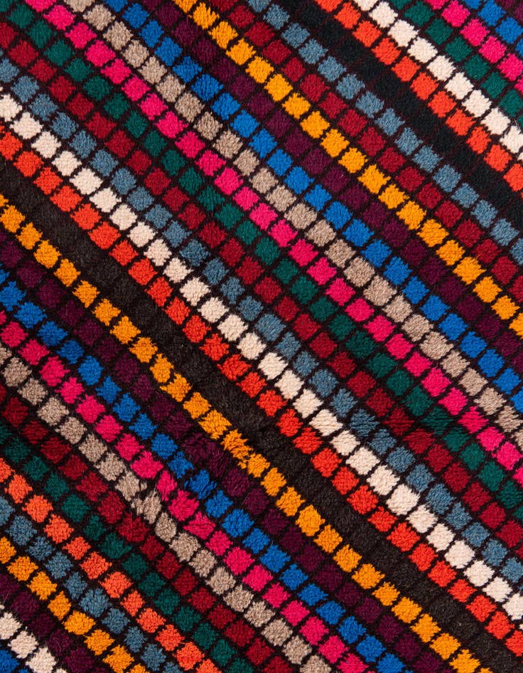 Detail image of  3' 9 x 5' 10  Hand Knotted Balouch Wool Rug