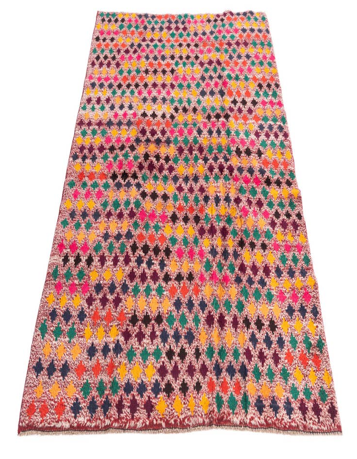 Detail image of  4' 2 x 5' 6  Hand Knotted Balouch Wool Rug