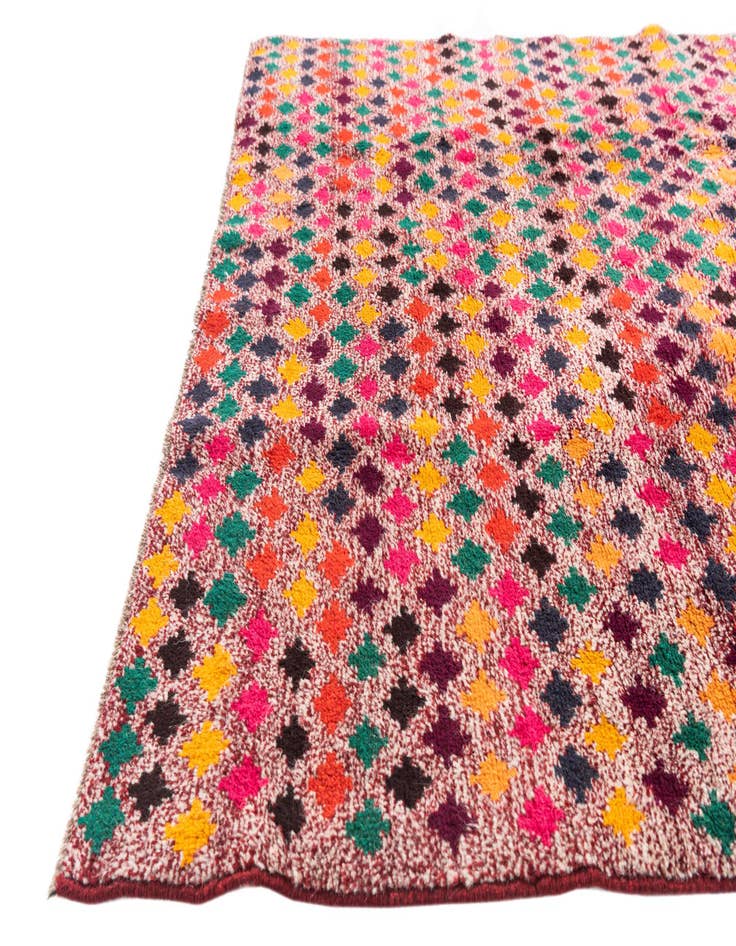 Detail image of  4' 2 x 5' 6  Hand Knotted Balouch Wool Rug