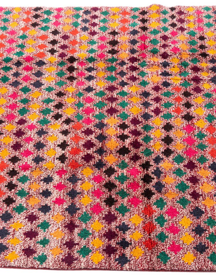 Detail image of  4' 2 x 5' 6  Hand Knotted Balouch Wool Rug