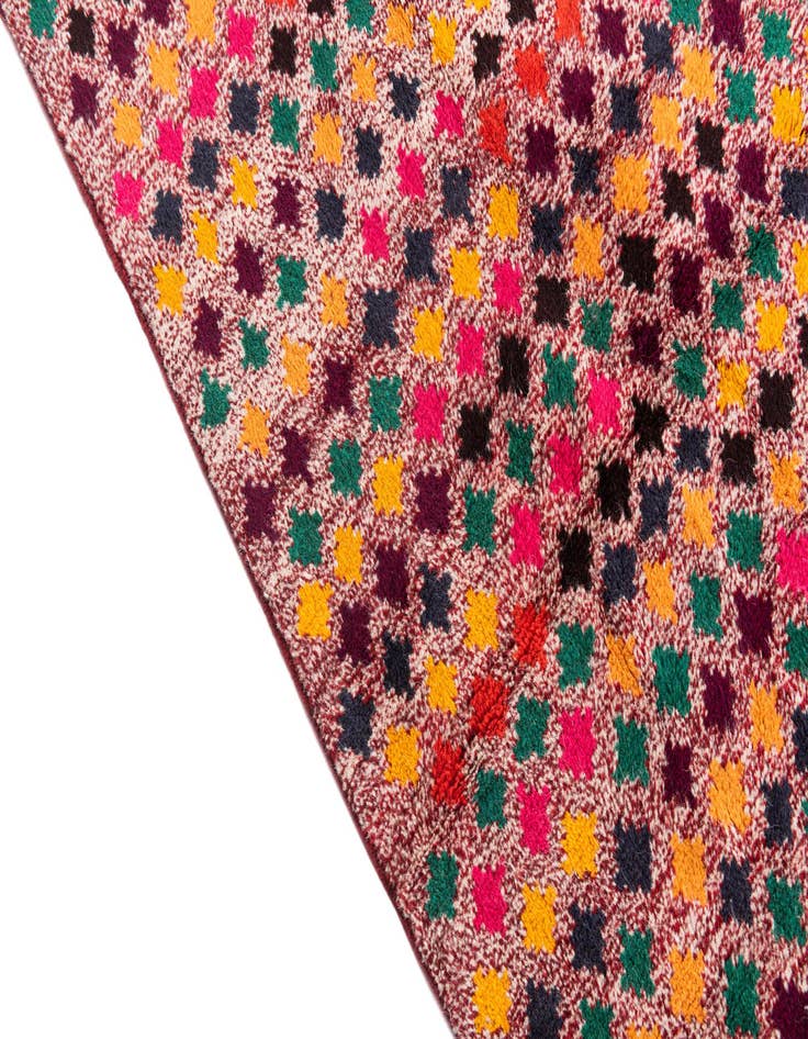 Detail image of  4' 2 x 5' 6  Hand Knotted Balouch Wool Rug