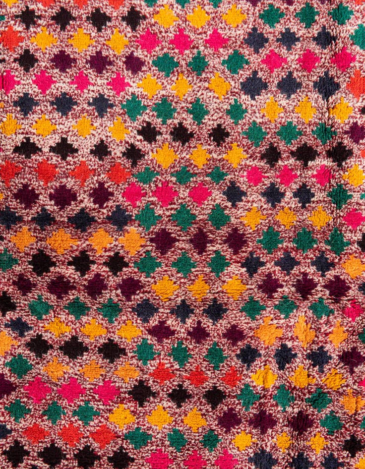 Detail image of  4' 2 x 5' 6  Hand Knotted Balouch Wool Rug