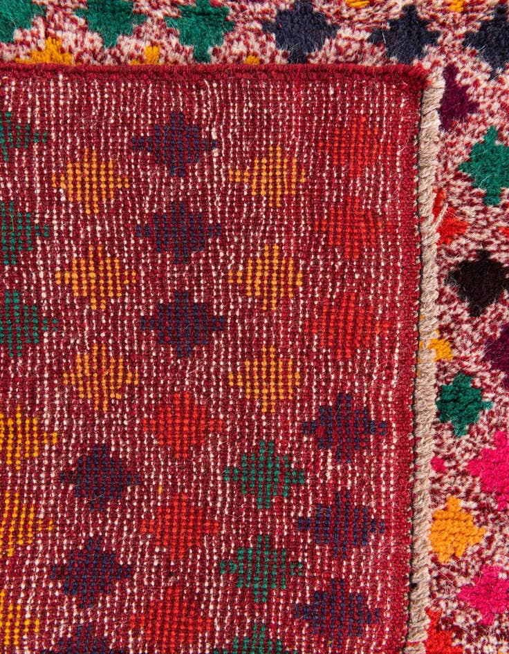 Detail image of  4' 2 x 5' 6  Hand Knotted Balouch Wool Rug