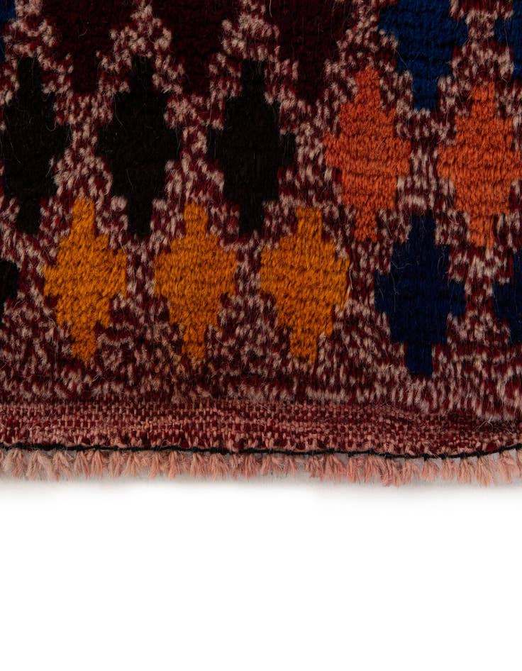 Detail image of  6' x 7' 9  Hand Knotted Balouch Wool Rug