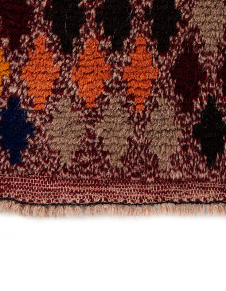 Detail image of  6' x 7' 9  Hand Knotted Balouch Wool Rug