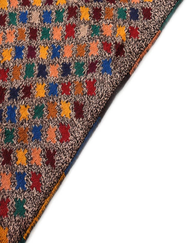 Detail image of  6' x 8' 4  Hand Knotted Balouch Wool Rug