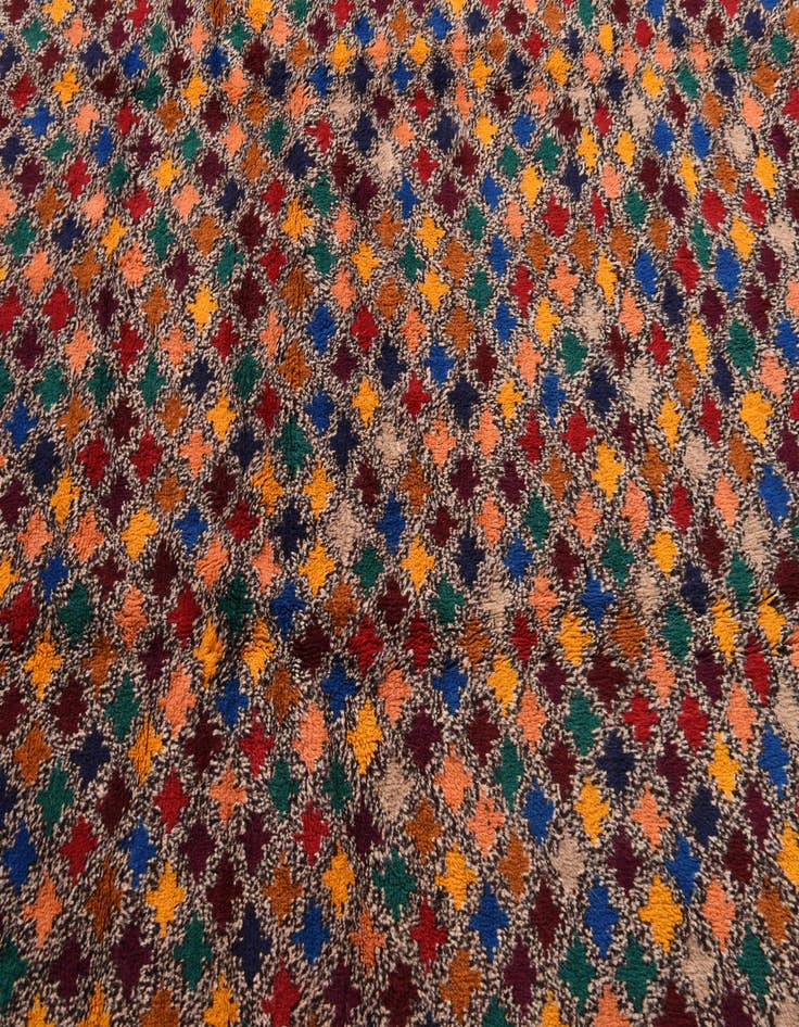 Detail image of  6' x 8' 4  Hand Knotted Balouch Wool Rug
