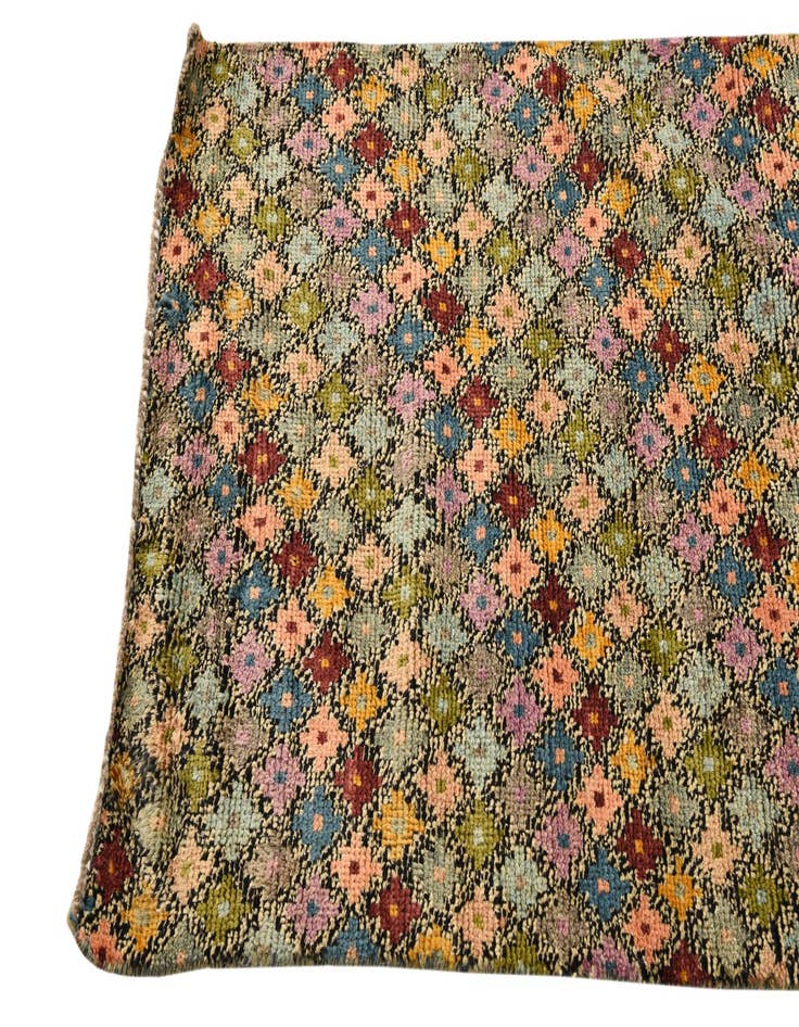 Detail image of  3' 1 x 5' 2  Hand Knotted Balouch Wool Rug