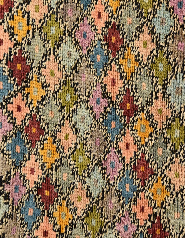 Detail image of  3' 1 x 5' 2  Hand Knotted Balouch Wool Rug
