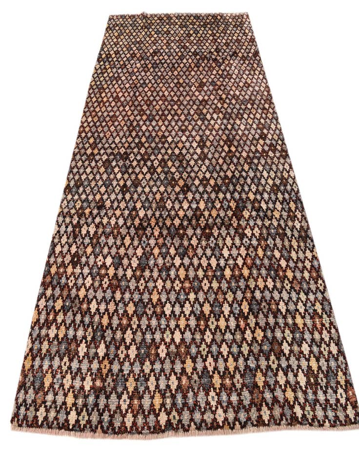 Detail image of  6' 6 x 10'  Hand Knotted Balouch Wool Rug