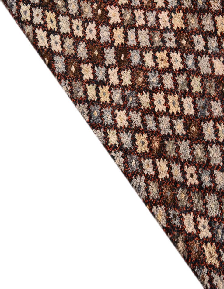 Detail image of  6' 6 x 10'  Hand Knotted Balouch Wool Rug