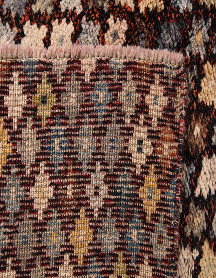 Detail image of  6' 6 x 10'  Hand Knotted Balouch Wool Rug
