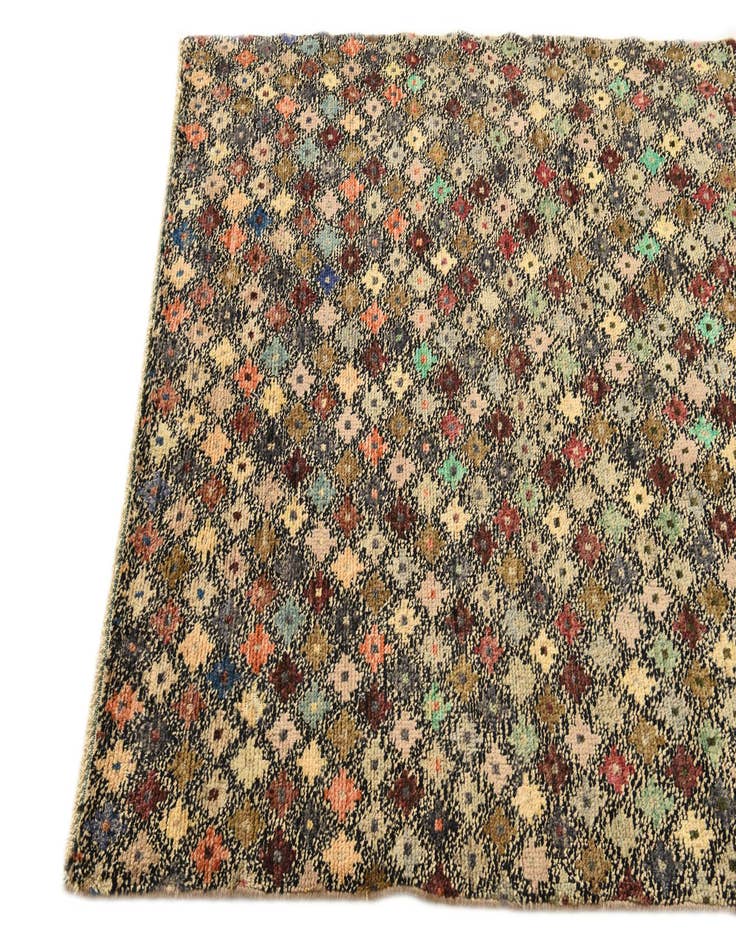 Detail image of  4' 1 x 5' 8  Hand Knotted Balouch Wool Rug