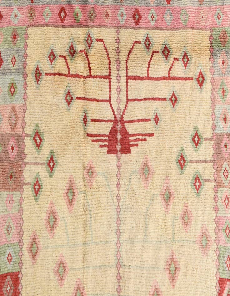 Detail image of  6' 4 x 8' 8  Hand Knotted Balouch Wool Rug