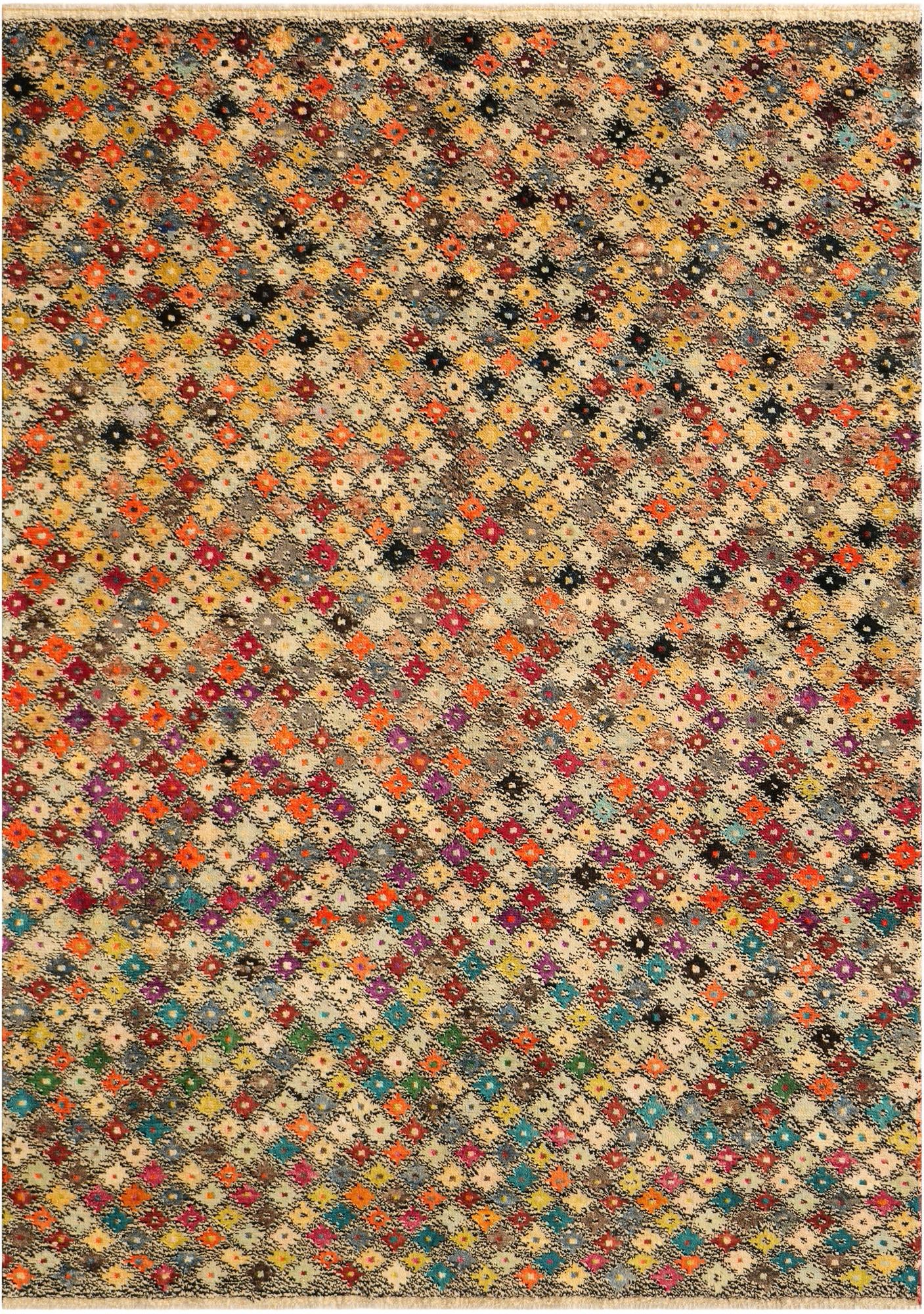 5' 8 x 8' 2 Hand Knotted Balouch Wool Rug