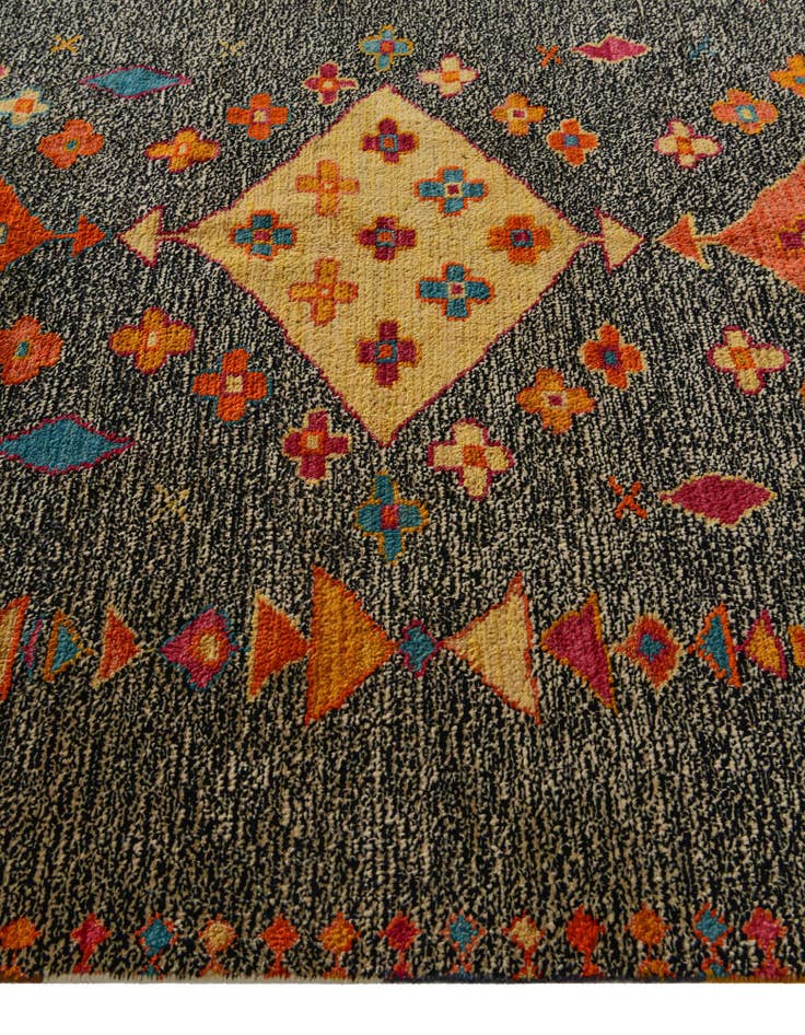 Detail image of 5' 11 x 8' 1 Hand Knotted Balouch Wool Rug