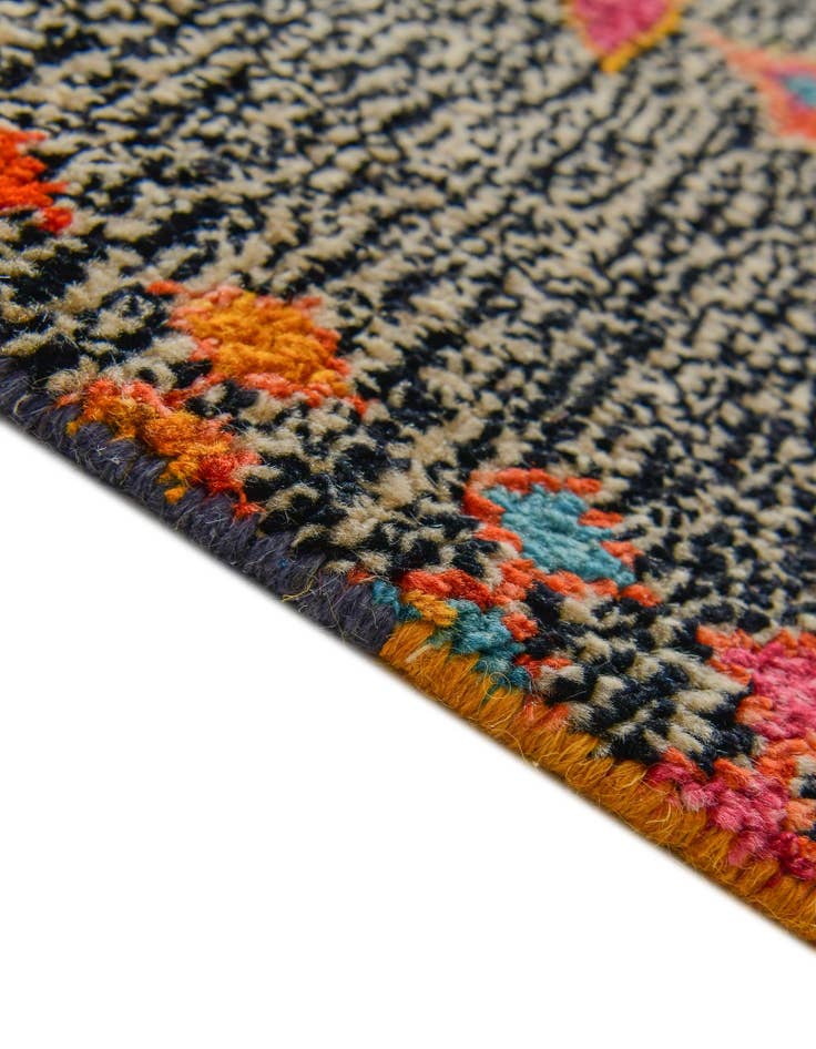 Detail image of 5' 11 x 8' 1 Hand Knotted Balouch Wool Rug