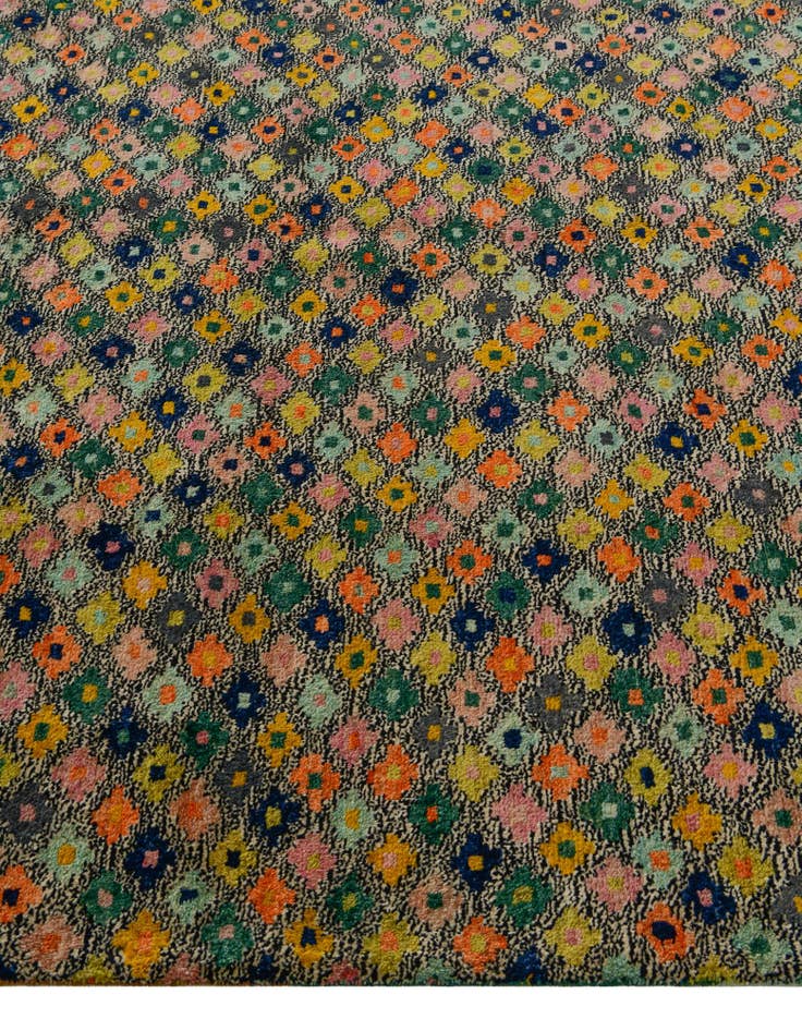 Detail image of 6' 7 x 9' 7 Hand Knotted Balouch Wool Rug