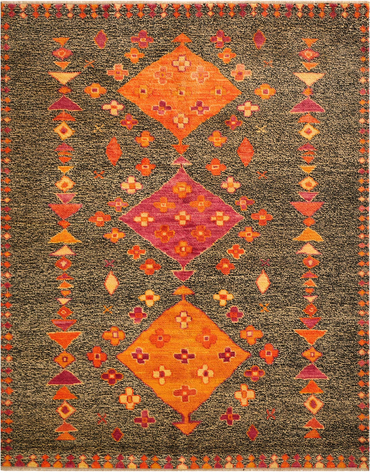 6' 2 x 8' Hand Knotted Balouch Wool Rug
