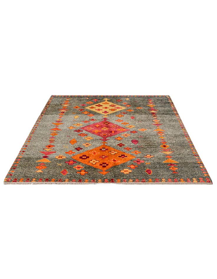 Detail image of 6' x 7' 11 Hand Knotted Balouch Wool Rug