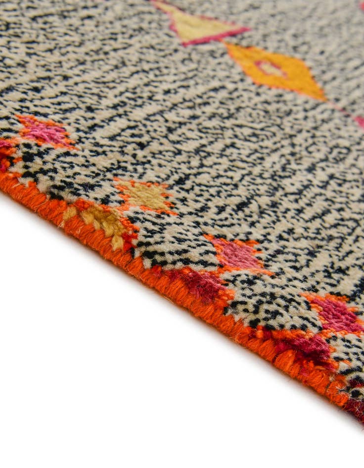 Detail image of 6' x 7' 11 Hand Knotted Balouch Wool Rug