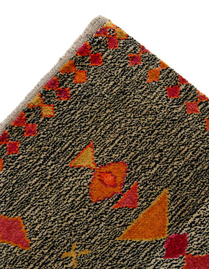 Detail image of 6' x 7' 11 Hand Knotted Balouch Wool Rug