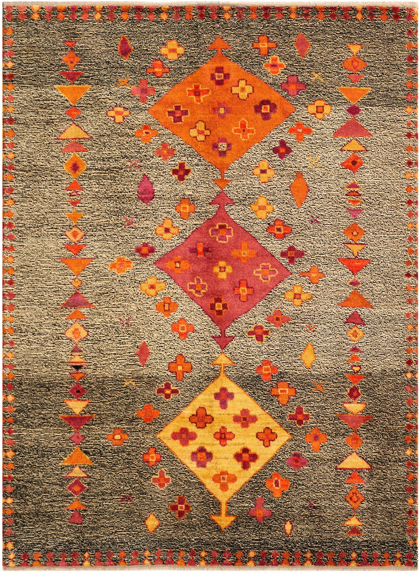6' x 7' 11 Hand Knotted Balouch Wool Rug