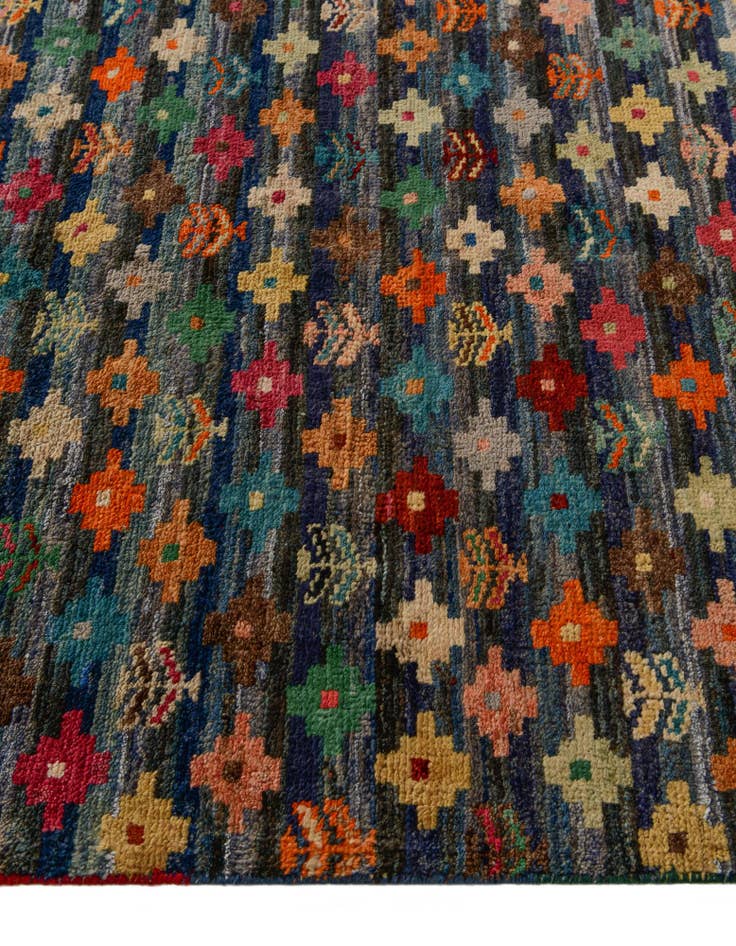 Detail image of 4' 6 x 6' 1 Hand Knotted Balouch Wool Rug