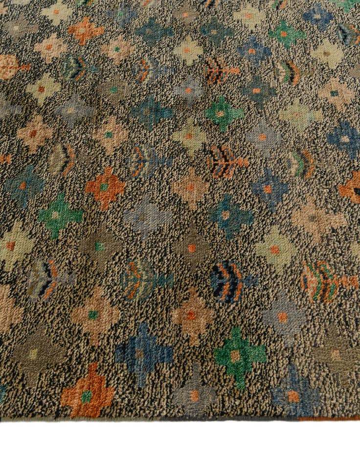 Detail image of 4' 5 x 6' Hand Knotted Balouch Wool Rug
