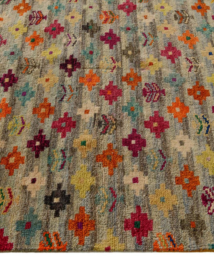 Detail image of 4' 5 x 6' 2 Hand Knotted Balouch Wool Rug