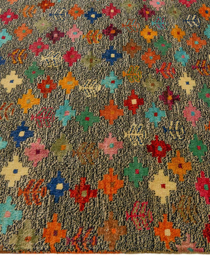 Detail image of 4' 4 x 6' 1 Hand Knotted Balouch Wool Rug