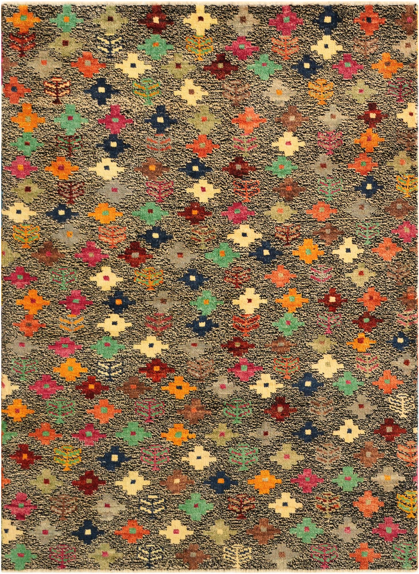 4' 4 x 5' 11 Hand Knotted Balouch Wool Rug