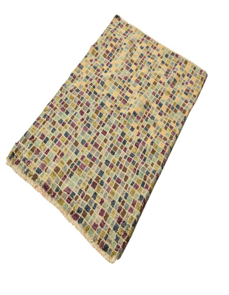 Detail image of  2' 10 x 4' 3  Hand Knotted Balouch Wool Rug