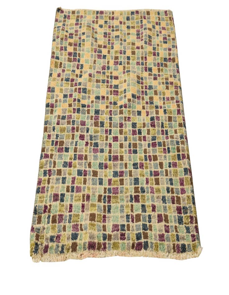 Detail image of  2' 10 x 4' 3  Hand Knotted Balouch Wool Rug