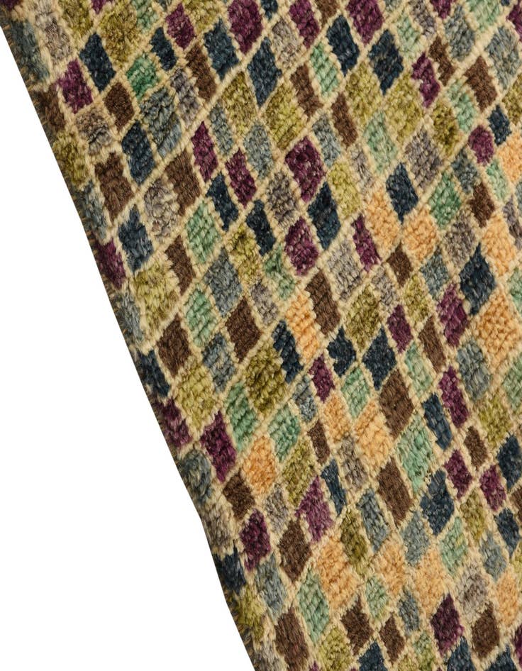 Detail image of  2' 10 x 4' 3  Hand Knotted Balouch Wool Rug